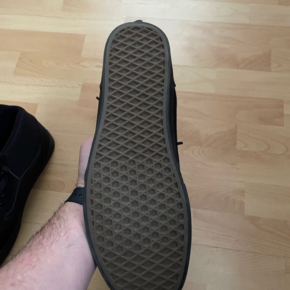 Vans ankle basketball size mens shoes all black size 13 - Picture 3 of 9